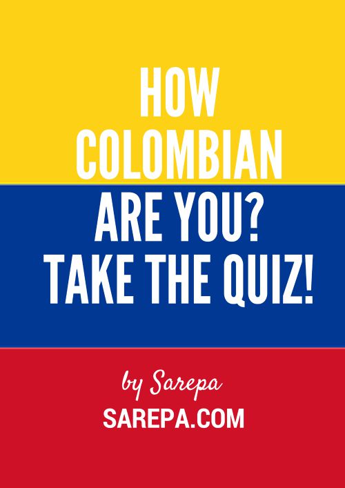 How Colombian are you?