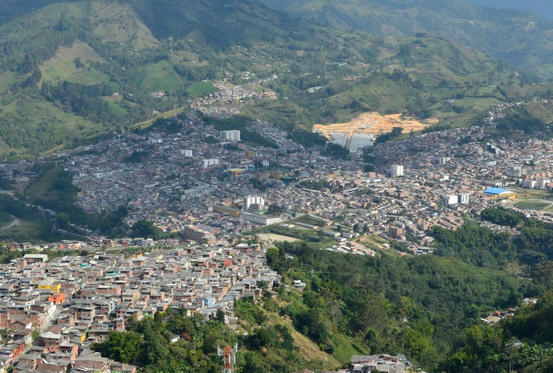 Arrival into colombia