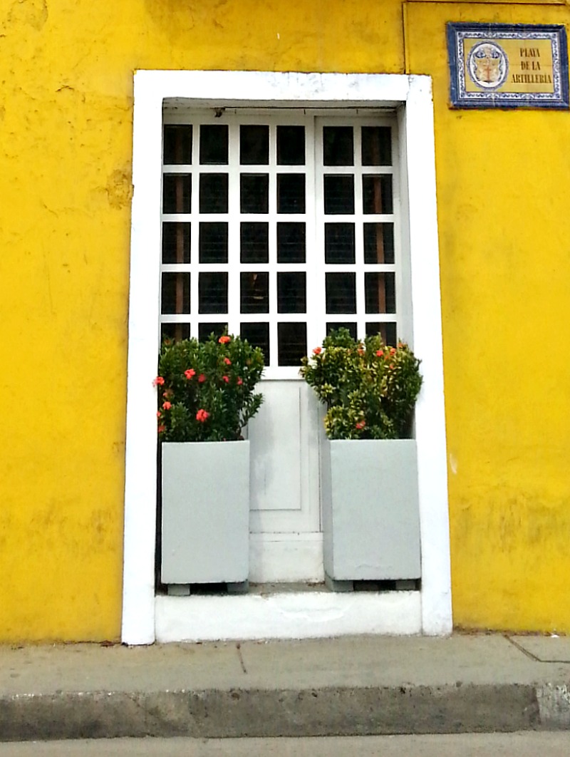 A door in Cartagena, Colombia