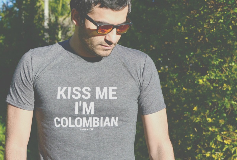 Colombian shirts - Kiss Me I'm Colombia