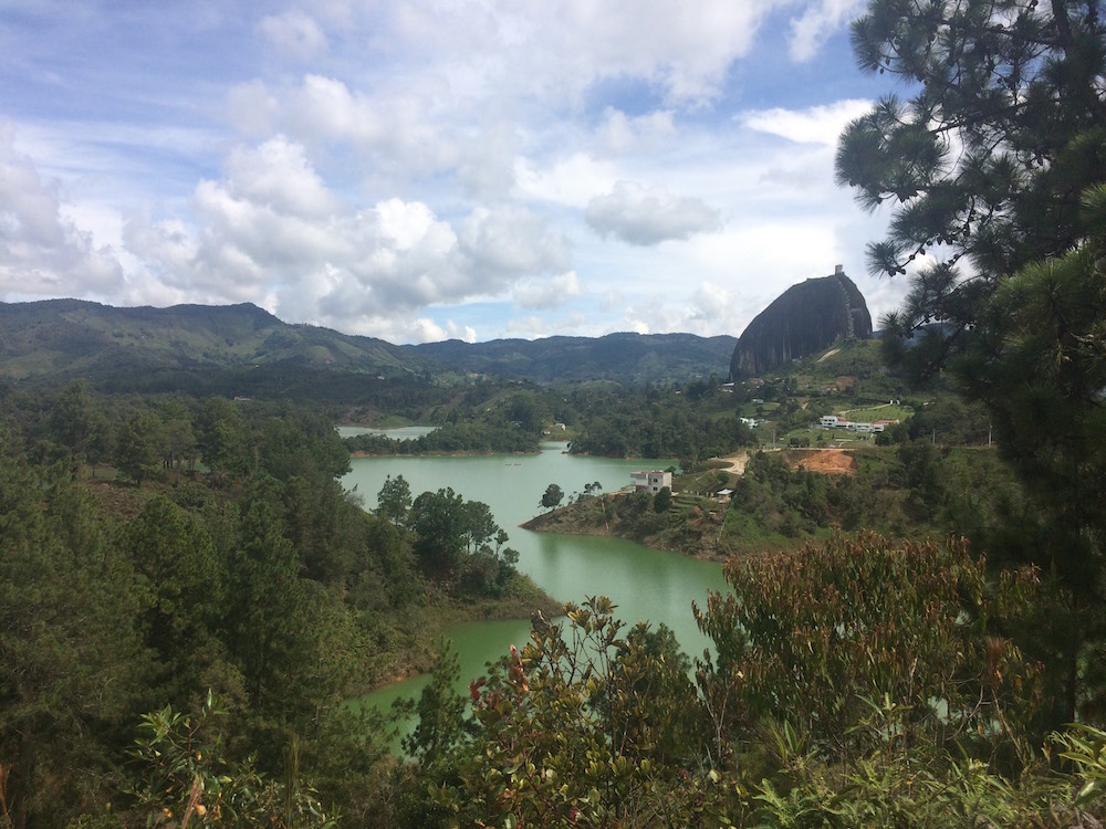 Rock climbing in Colombia