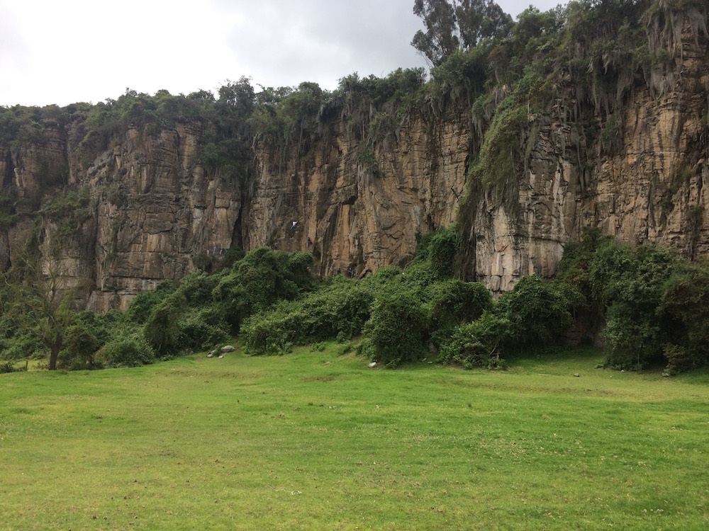 Rock climbing in Colombia